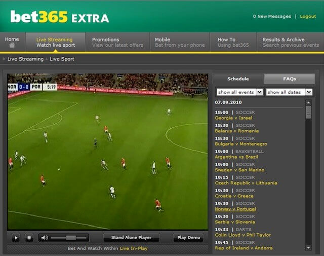 Bet365 live streaming